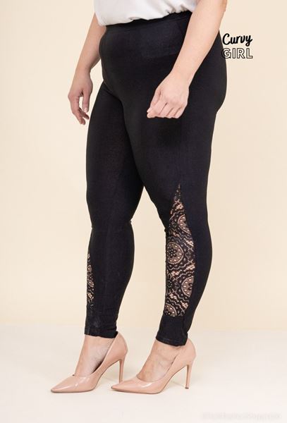 Immagine di CURVY GIRL LEGGING WITH LACE